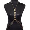 Elegant Tassel Carved Disc Body Chain – Retro Fashion Statement