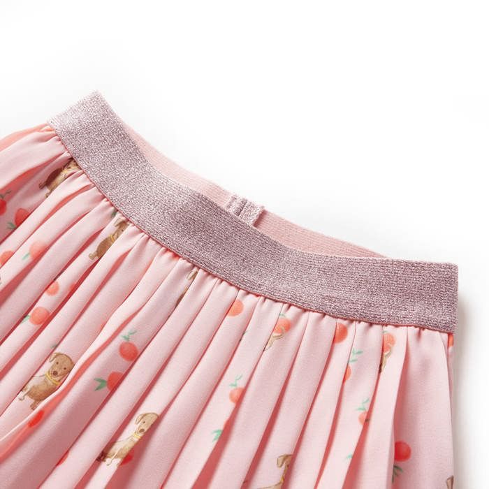 Jupe plissée enfants orange clair 92/104/116/128/140