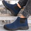 Fashion Men's Work Safety Boots Welder Shoes Welding Safety Shoes Men Steel Toe Boots Indestructible Shoes Security Protective Boots