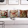 Santa Claus reindeer snowman ww cushion cover Best Home Office Coffee Pillow Sofa Printing Decoration Room Shop Car Nordic Hit