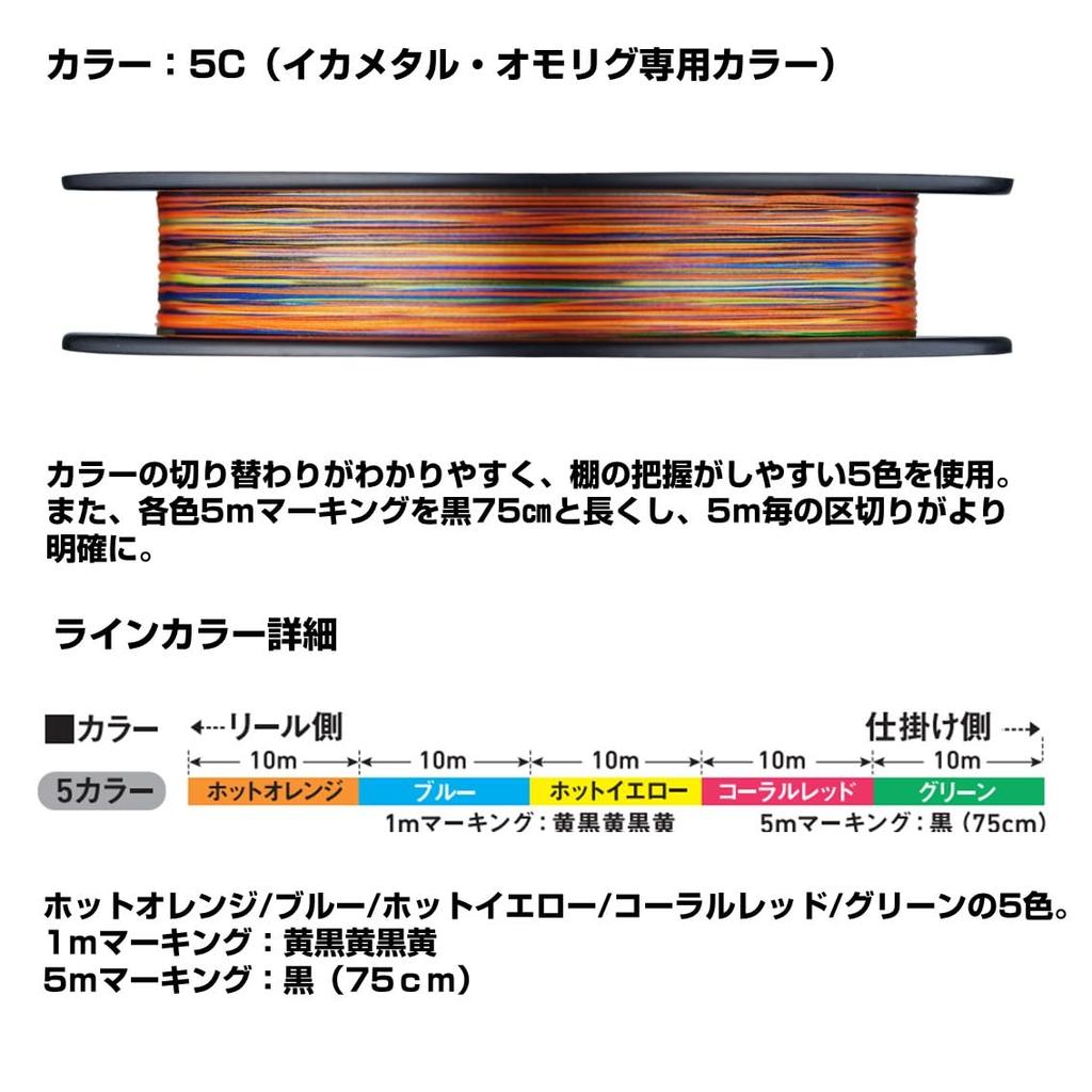 Daiwa PE Line UVF Emeraldas Dura Sensor IM (DAIWA) X8EX+Si3 0.8-200