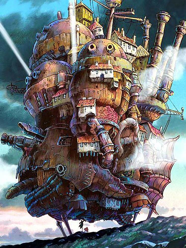 

DIY полный круг алмазная живопись вышивка крестиком 3D комиксы домашнее декоративное искусство Пейзаж алмазная живопись 5d алмазная живопись Full Square 25X37.5CM