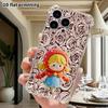 Phone Case: 2D Flat Suitable for iPhone 18 17 16 15 14 13 Pro, Transparent Four Corner Protective Case, Little Girl Doll, Christmas and Halloween Gift