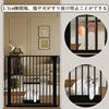 Seogva Pet Fence Pet Door Height Pet Dog and Cat Cat Overcrowded Cat Fence To Prevent Dogs from Passing with Baby Tension Automatic Above Stairs Gate,