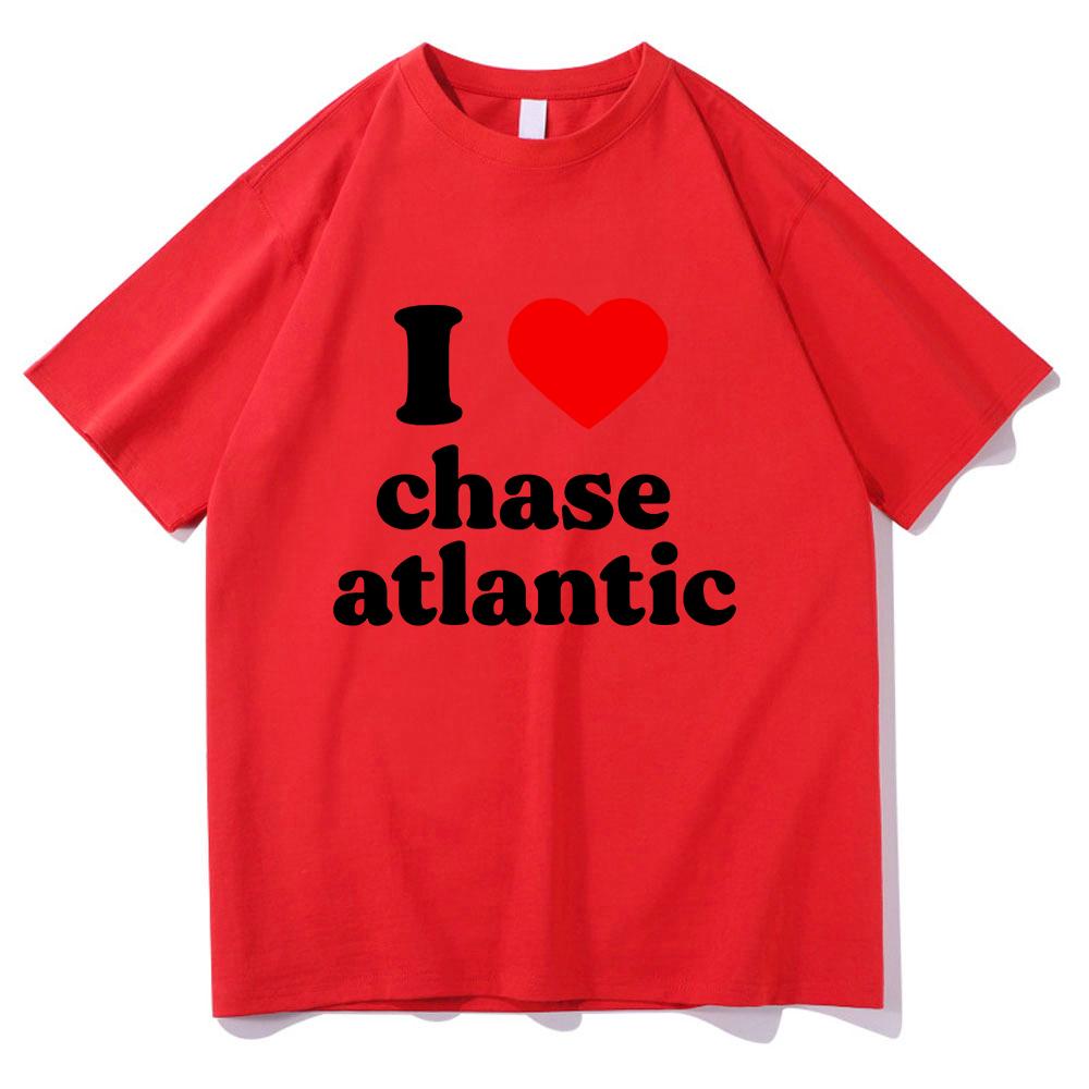 Miluji Chase Atlantic Tričko Vintage Cool Pánské/dámské oblečení Harajuku Oblečení Unisex Topy Oblečení Grafická trička Topy