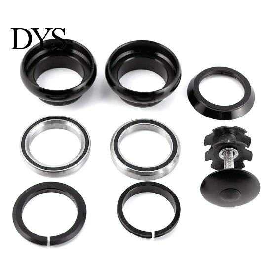 Seamless 1 Set 34mm Bike Headset with Top Cover Threadless Bicycle Aluminum Alloy High Precision MTB Cycling Parts