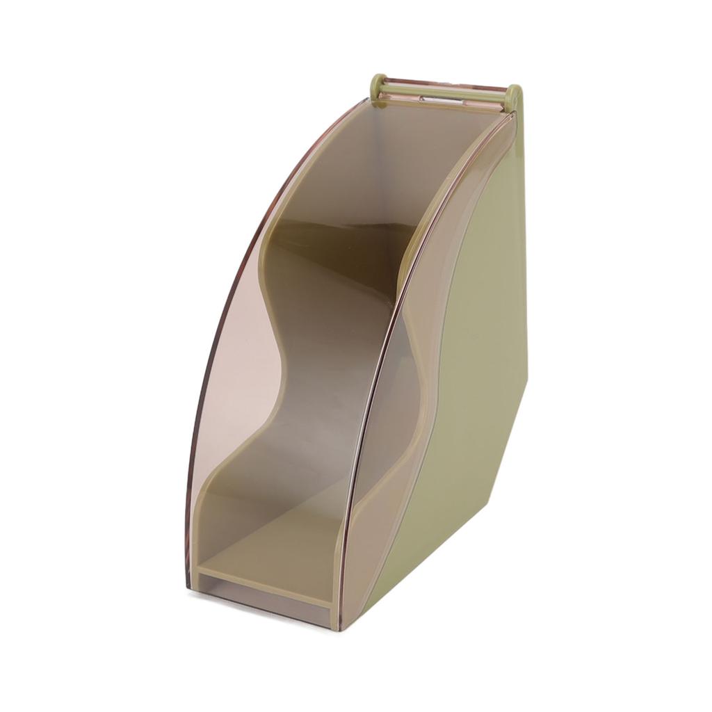 Kaffeefilterpapier Aufbewahrungsbox Staubdicht Kunststoff Filterpapierständer Handgebrühter Kaffee Filterhalter mit Deckel Grün