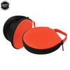 1pcs Portable CD DVD Case 20P Capacity Oxford Cloth CD Storage Bag Round Holder with Zipper for Home Car CD Box Bag