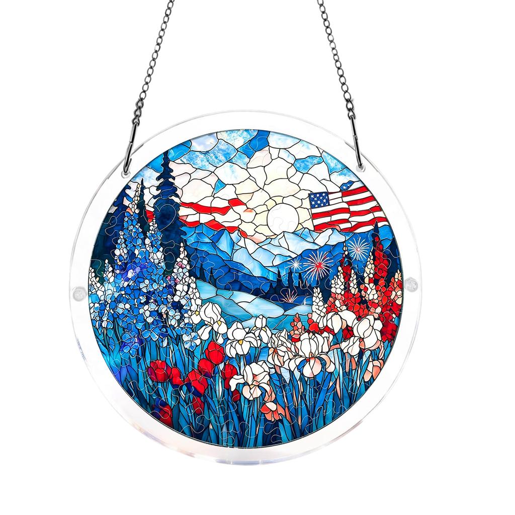 Acrylic Puzzle Can Be Hung Doors, Gardens, Indoor And Outdoor Decoration.