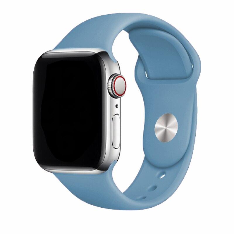 Silikonový řemínek pro řemínek Apple Watch 44 mm 49 mm 45 mm 41 mm 40 mm 42 mm 38 mm náramek iwatch série 9 7 se 3 4 5 6 8 Pásek Ultra2