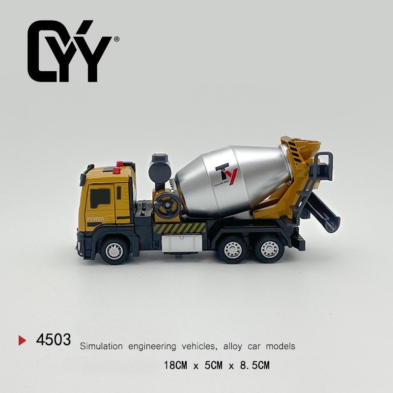 Large Alloy Trailer Toy Boy Flatbed Transporter Road Rescue Vehicle Children Simulation Engineering Car Model