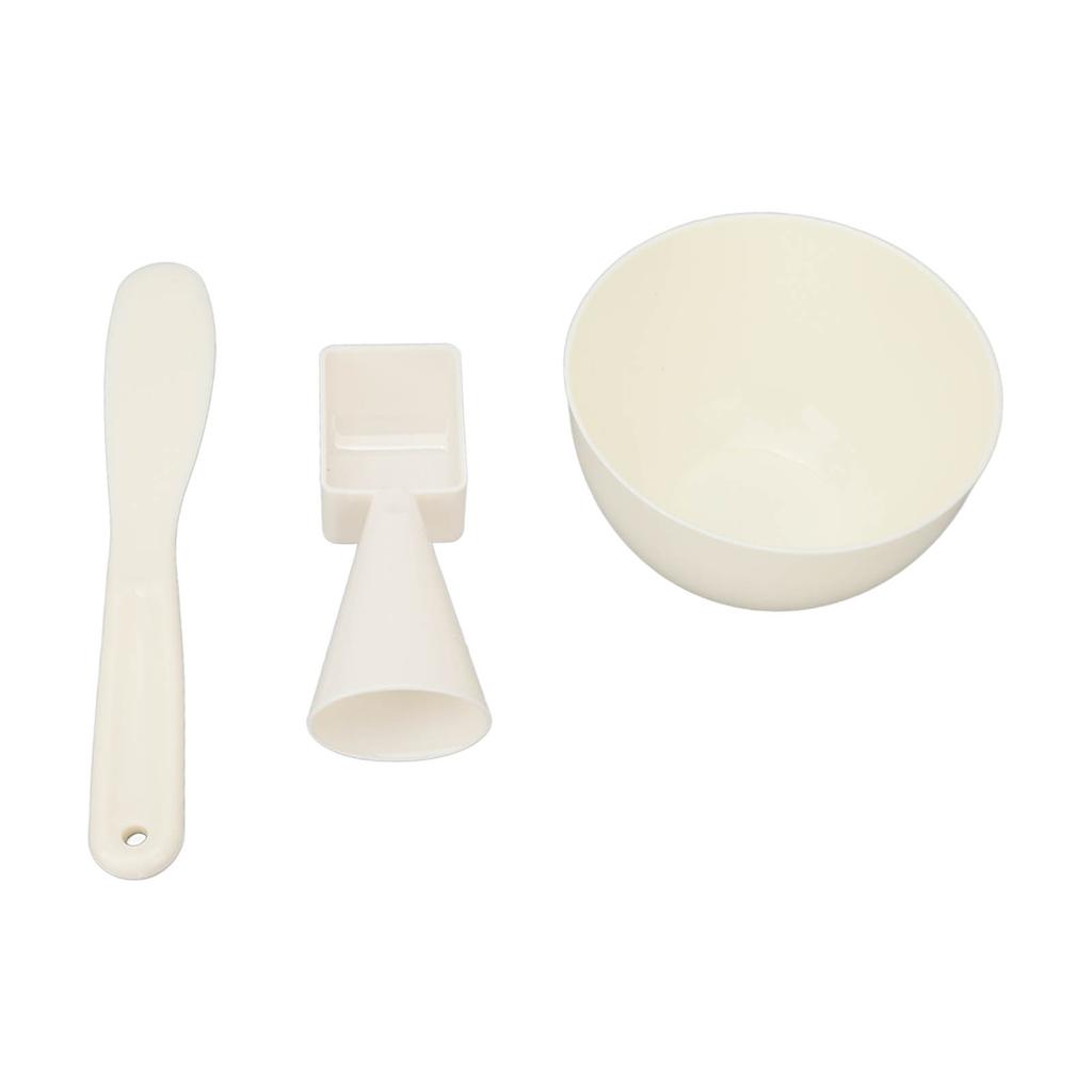 3pcs DIY Face Mask Bowl Set Spatula Measuring Spoon Face Mask Mixing Bowl Set for Home Use
