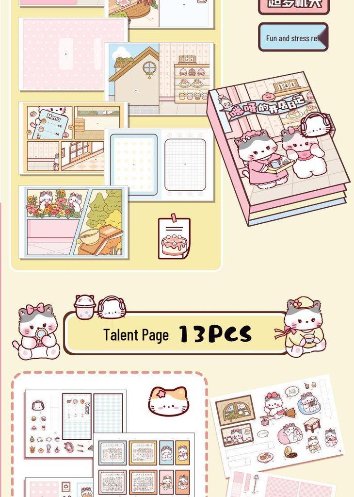 June 1st Children's Day Gift: 3D Advanced Magnetic Quiet Book for Girls with Stickers