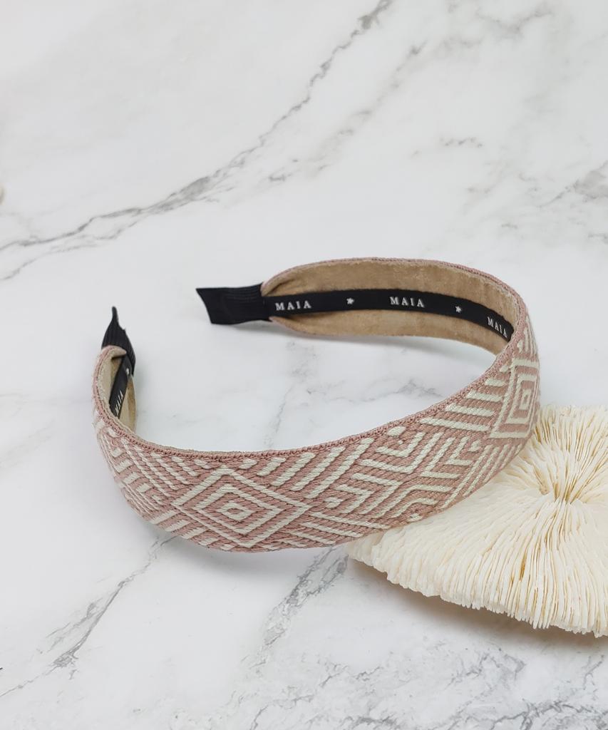 Maia Geometric Pattern Headband