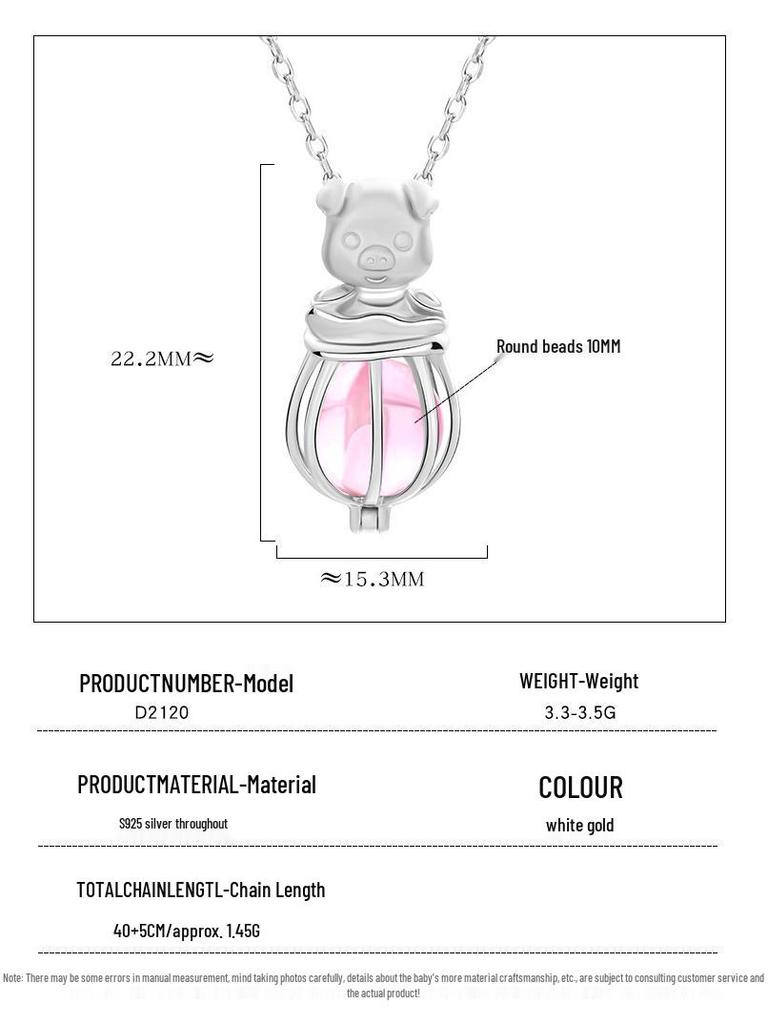 Women's S925 Silver Aromatherapy Magic Box Necklace - Christmas Gift Hollow Pendant