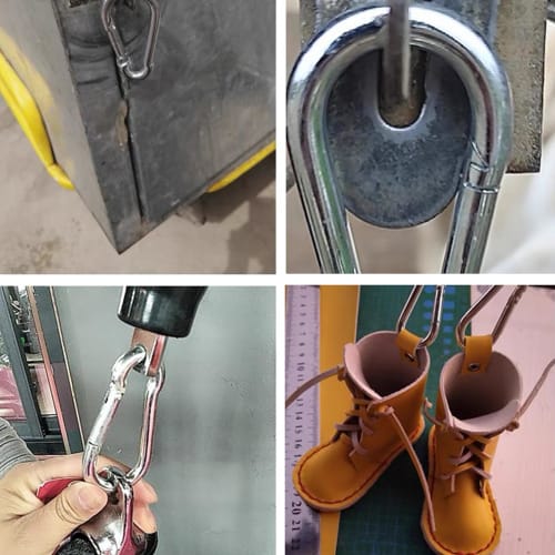 HFS(R) 304 Stainless Steel Spring Snaps, Spring Hooks, Multi-Function, for Everyday Use, Keychains, 80kg Load Capacity, 5cm, Pack of 20