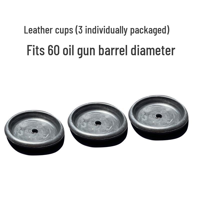 Universal Grease Gun Spare Parts Set: Leather Cup, Oil Seal, Rubber Ring, Iron Sheet, Plastic Parts