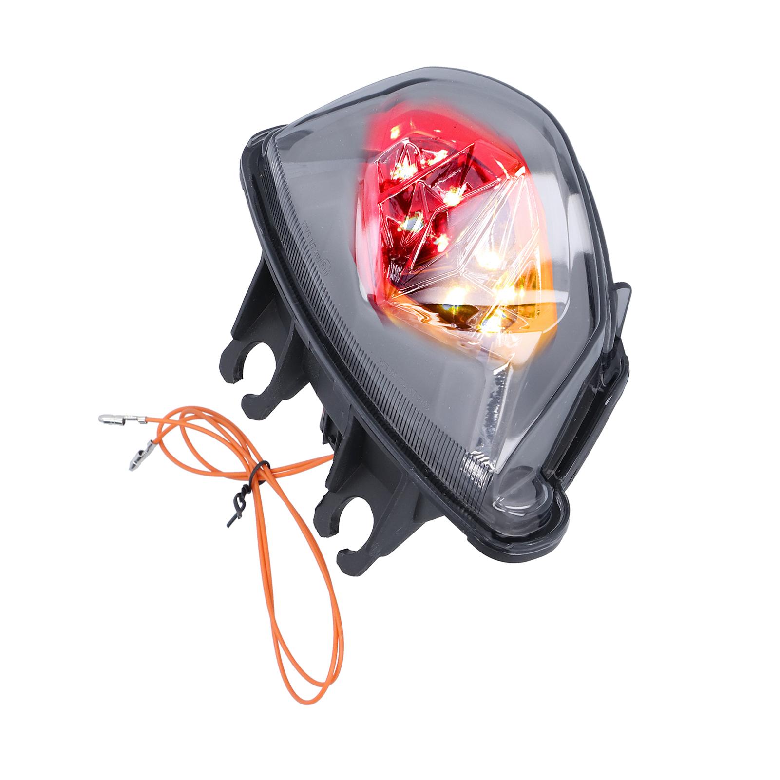 

Motorcycle Tail Lamp Assembly Rear Position Turn Signal Indicator Modification Fit for SUZUKI GSXS 1000 20152020(Smoky ) димчастий чорний колір