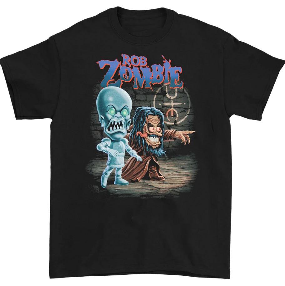 Футболка Rob Zombie band UFO Tour, короткий рукав, хлопок, унисекс, SB033 XXL