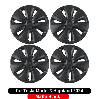 For Tesla Model 3 Highland 2024 Wheels Hub Caps Performance Automobile Replacement Full Rim Cover Accessories Body Decoration