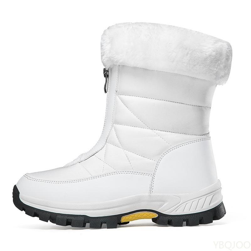 Fashion Outdoor snow boots for women winter new style cold resistant warm  bootse comfortable front zipper wear-resistant cotton shoes