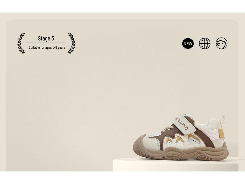 Spring 2026 Baby Soft Sole Sports Shoes for Boys and Girls - Comfortable Korean Style Casual Walker Shoes