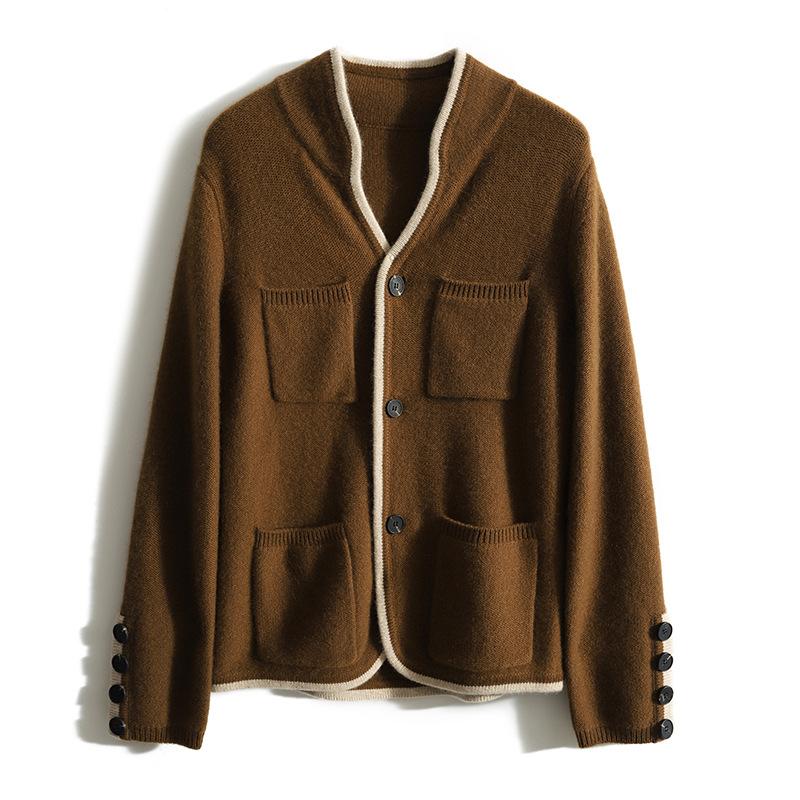 Spring and Autumn and Winter Tops, Single Sweater, Knitted Sweater, Women's Clothing