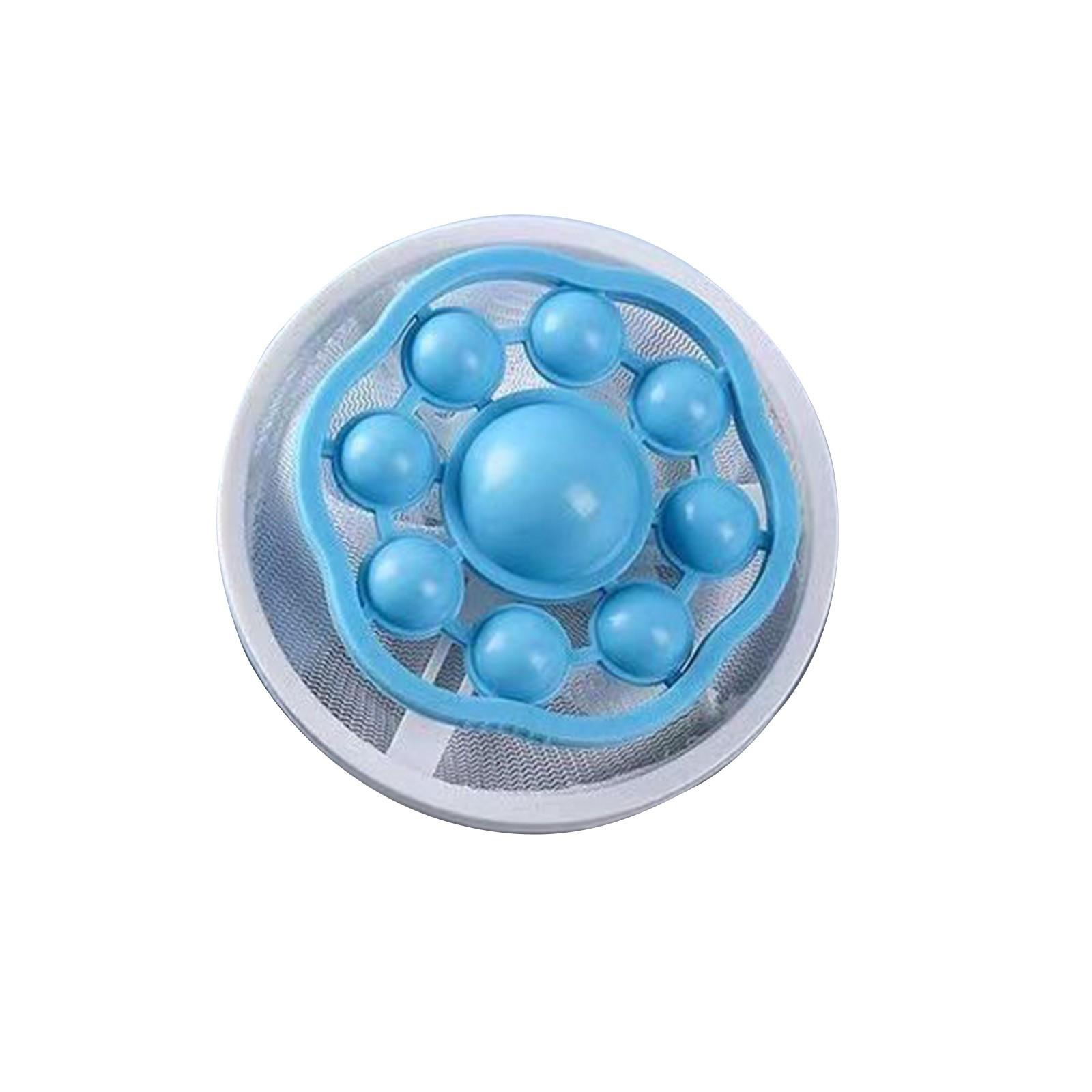 

Фильтр-мешок для стиральной машины для удаления волос, бытовое удаление волос и всасывание липких волос, очищающий фильтр One Size синий