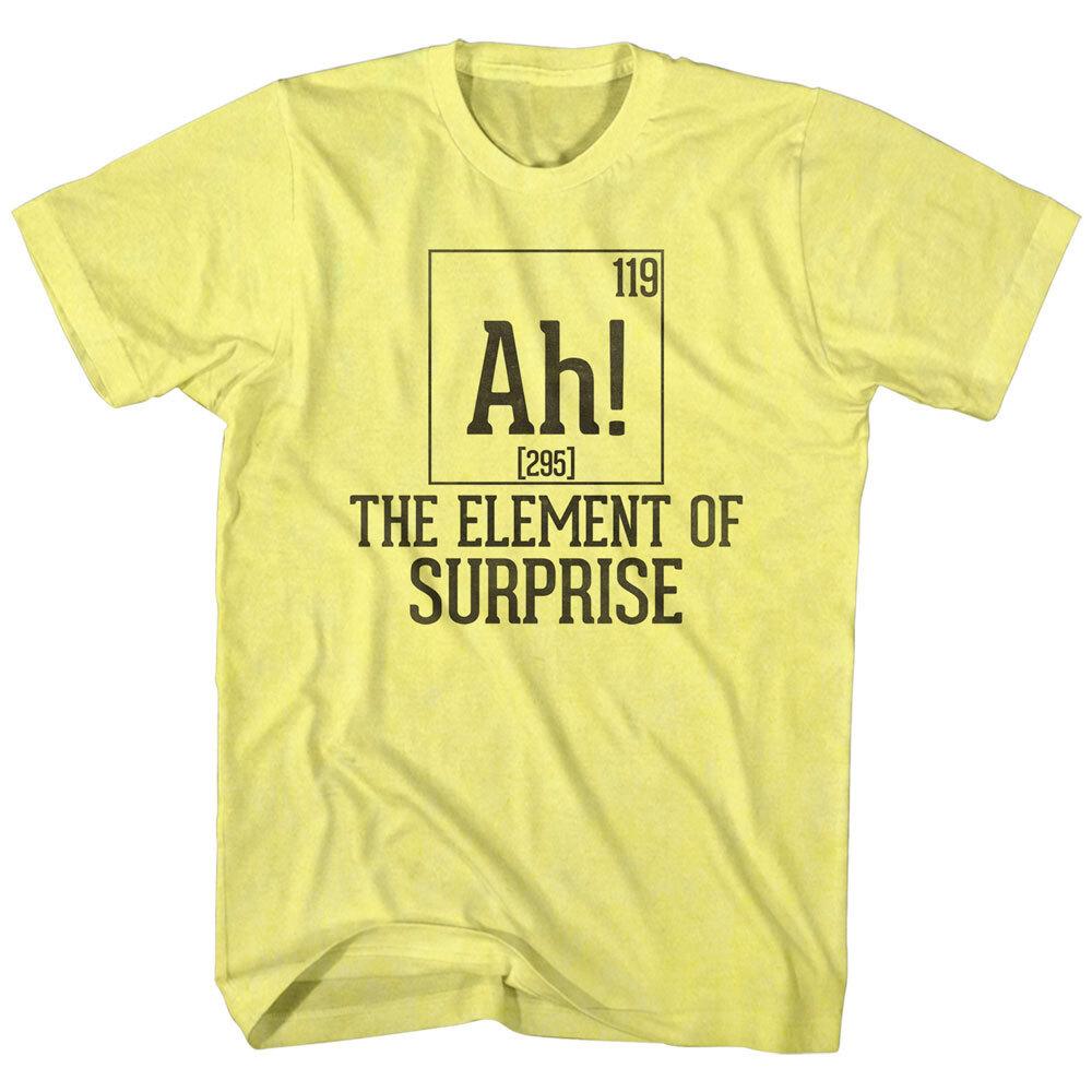 Nerd Society Ah Element of Surprise Men T Shirt L
