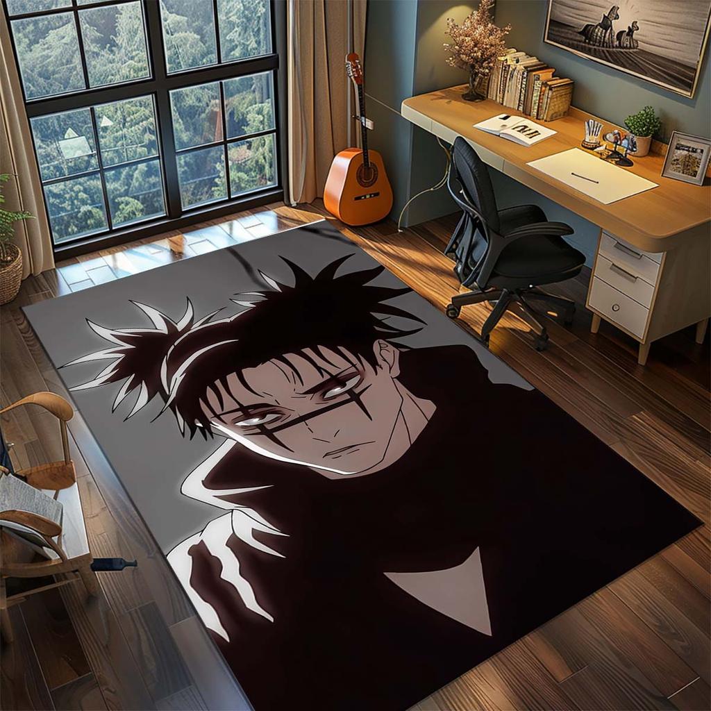 Jujutsu Kaisen Dywanik do Anime Dywan Duży Dywan Nieślizgający się Zmywalna Mata Podłogowa Pokój Gracza Sypialnia Wystrój Domu -QJY