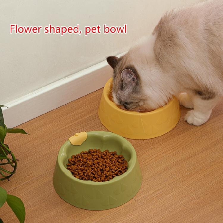 Eating Pet Bowl Round Shape Washable Bowls Non-slip Dog Slow Feeding Bowl