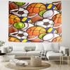 Basketball Pattern Background Tapestry Hanging for Bedroom,Livingroom, Playroom,Decor Art Room Wall Tapestry Holiday and Birthday Gifts