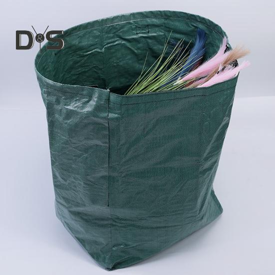 Gartenabfallsack, wiederverwendbarer Laub- und Unkrautsammelsack mit verstärkten Griffen, Gartenrasen-Müllsack zum Einfüllen von Laub und Müll