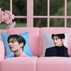 korean Lee MinHo Cushion Cover Reversible Plush Pillow Cover – For car, sofa, bedroom, perfect as a gift.