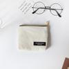 Mini Lipstick Bag Canvas Cosmetic Pouch Korean Style Change Purse  Women