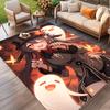 Genshin Impact Print Rug, Washable Floor Carpet, For Entryway Dorm Laundry Room Office Study, Home Decor Birthday Christmas Gift