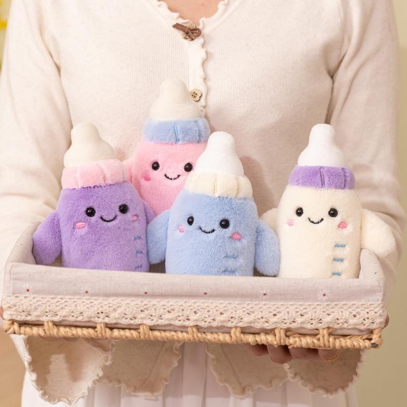 15Cm Kawaii Cup Pendant Bottle Plush Doll Toy Soft Stuffed Keychain Backpack Decor Gift For Kids Cute Stuffed Plushies