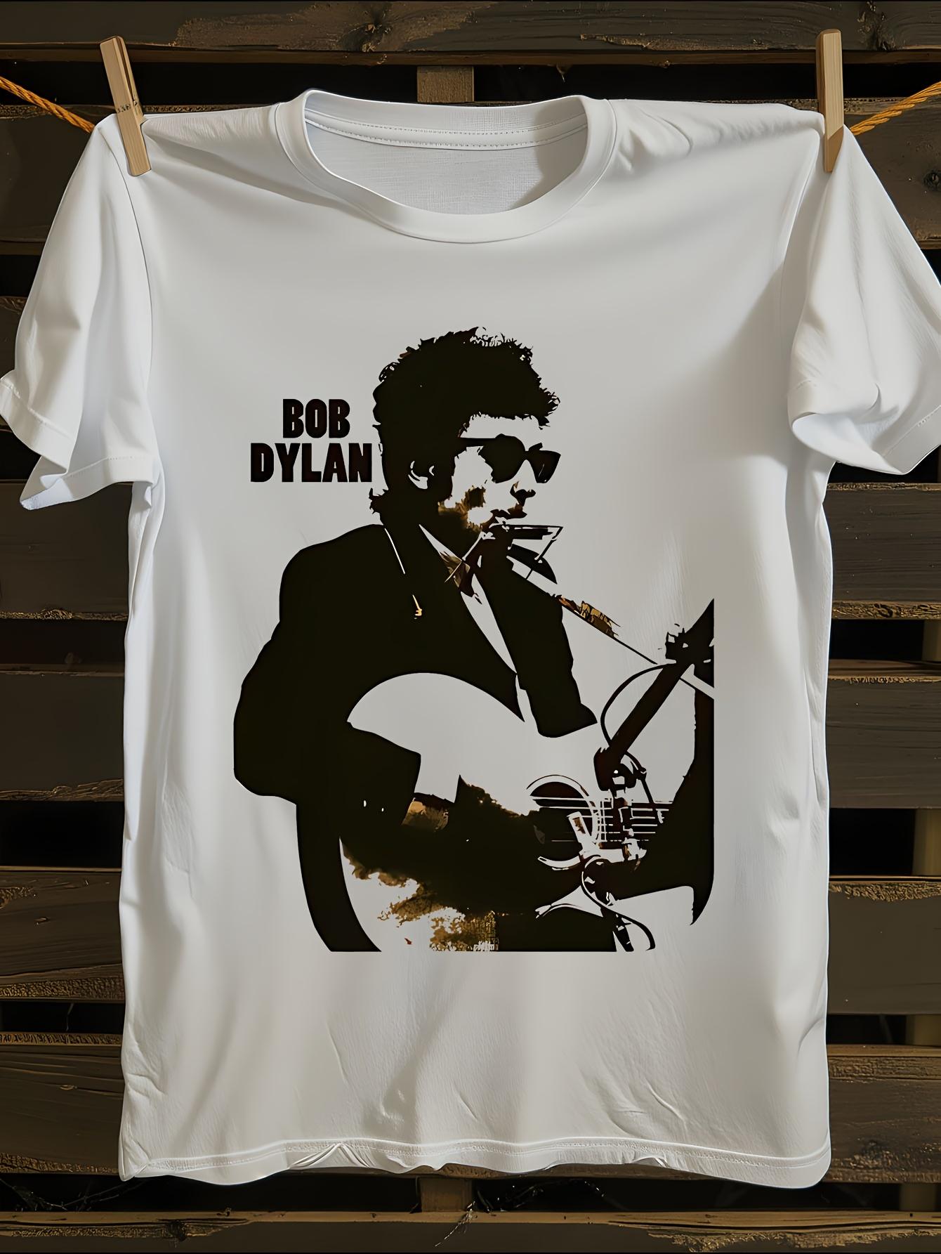 s Bob Dylan Iconic Music T-shirt S