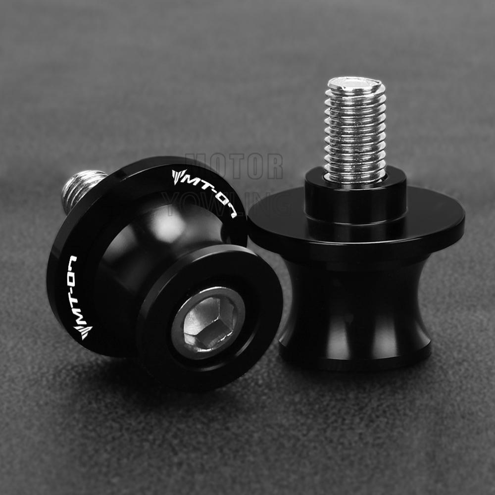 For Yamaha MT 07 MT07 FZ07 FZ 07 FZ-07 MT-07 Motorcycle 6MM Aluminum Swing Arm Stand Screw Swingarm Spools Slider Accessories