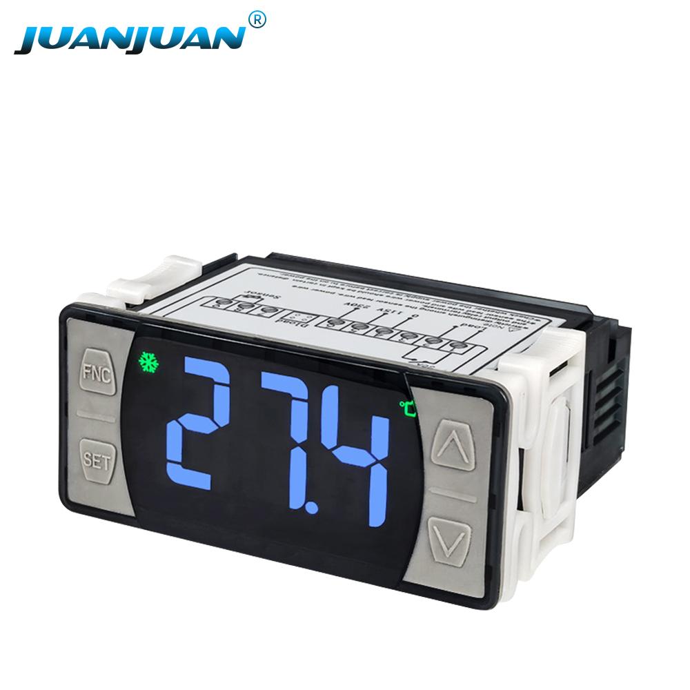 Digital Temperature Controller 30A Thermostat Thermoregulator Fridge Heating Cooling Defrosting Relay 115/230V