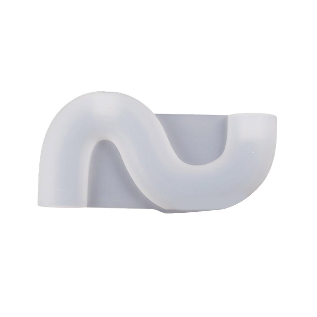 U-shaped Silicone Candle Holder Mold for DIY Home Decorations Arch Shaped Candlestick Mould Reusable Resin Casting Mold