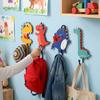 4Pcs Stable Structure Dinosaur Wall Hooks Cartoon Wall Decor Hooks  Bedroom Storage