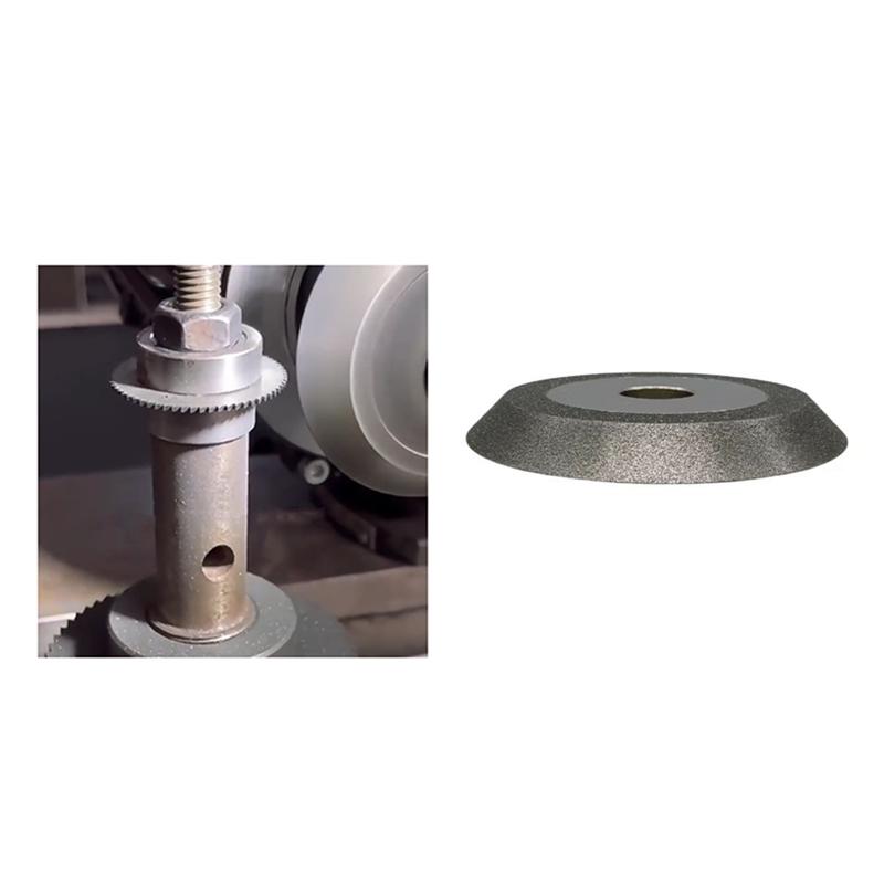 B97A-Diamond Grinding Wheel Bevel Wheel Sharpener Electroplating 100 Mm Diameter 20 Inner Hole 45 Degrees 200 Mesh