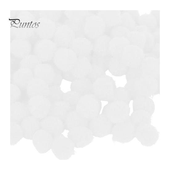 300 Pcs Pom Poms for Crafting 10mm Fluffy Felt Balls Solid Color Fuzzy Pompoms for Dolls Garland DIY Crafts Decorations