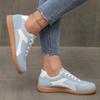 Women's Lightweight and Fashionable Sports Shoes - Two Tone Design, Casual Lace Up Shoes, Comfortable and Versatile, Suitable for All Seasons