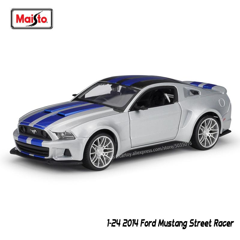 LLB4 Maisto 1:24 1967 Ford Mustang GT Make Old Modified Version Highly-detailed Die-cast Precision Model Car Model Collection Gift