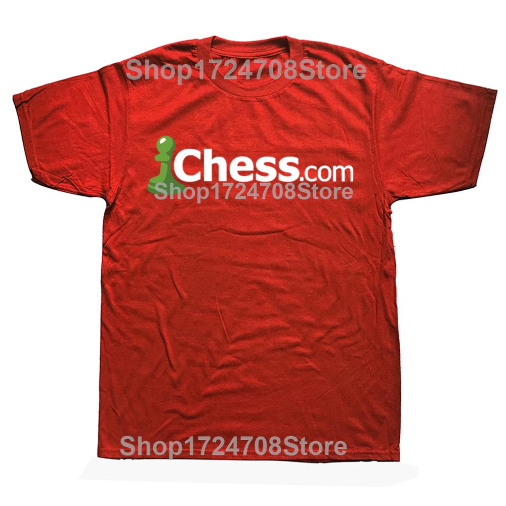 

Funny Chess Com Online Chess Site Graphic T-shirts Men Women s Fashion Casual Tshirt 100% Cotton Loose Oversized T Shirt S