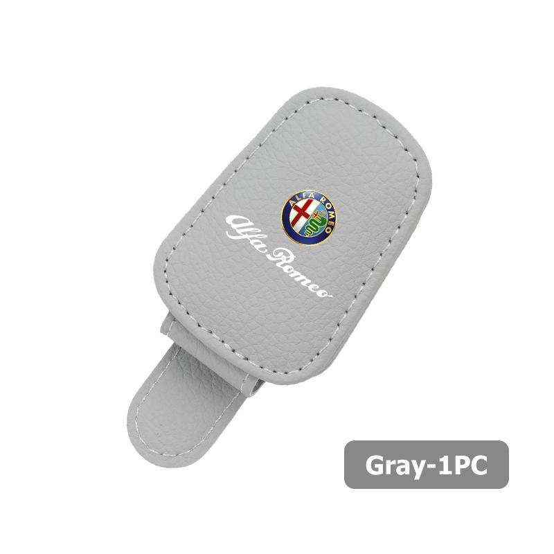 AGW1 Magnetic Car Glasses Holder Sunshade Platep Card Ticket Clip For Alfa Romeo 159 Giulietta Giulia 147 Mito 156 159 166 GT Stelvio