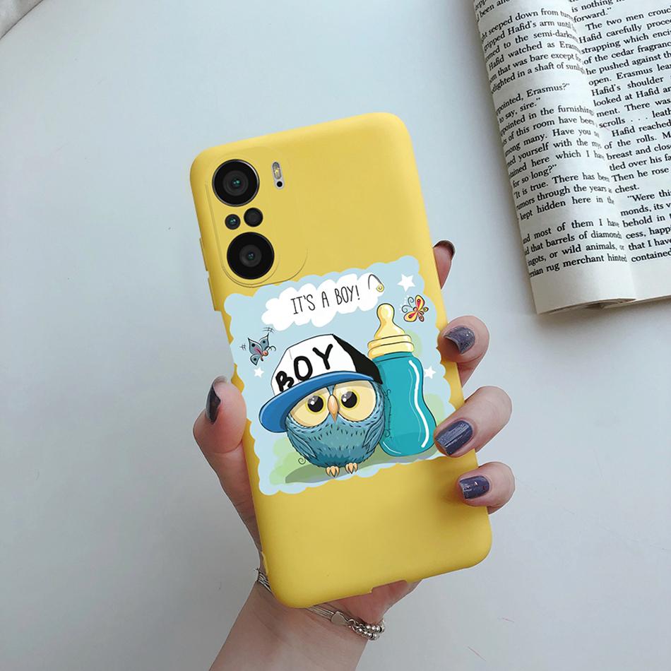 For Xiaomi POCO F3 Case Soft Back Cover Fashion Rainbow Love Heart Silicone Phone Protector Case For Xiaomi mi POCO F3 F 3 Funda