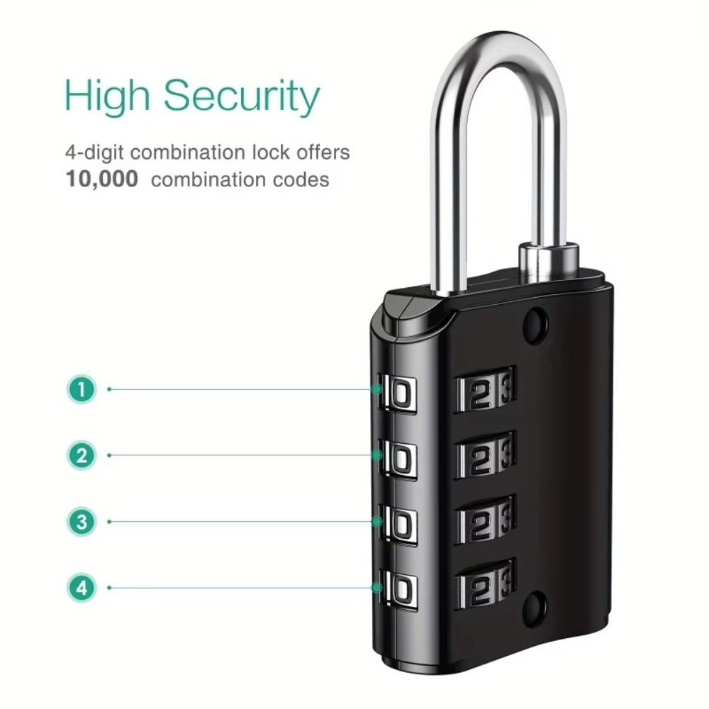 Weatherproof Protection 4 Digit Password Lock Rustproof Dormitory Cabinet Lock Fences Cabinet